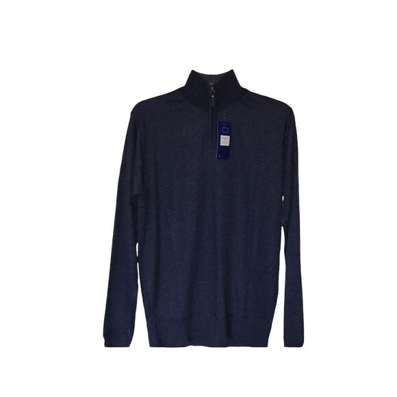 Mens Polo/Sweater Long Sleeve Shirt L - Picture 1 of 9